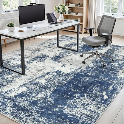 Area Rugs 10x14 Living Room: Large Soft Washable Rug Modern Abstract Anti-Skid - Image 8