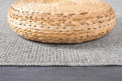 CAMILSON Easy Jute Rug 6x9, Indoor Outdoor Gray Color Farmhouse Area Rugs - Image 10