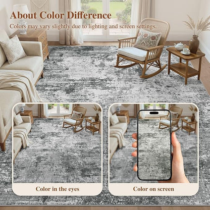 UERMEI 5x7 Area Rug for Living Room - Image 8