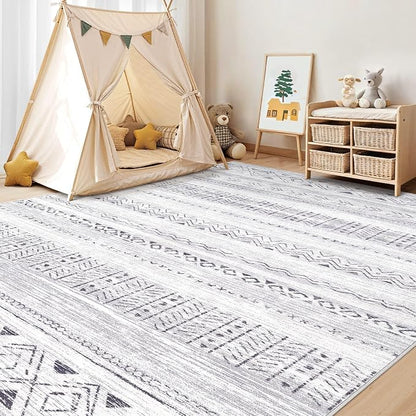 cotiled 5x8 Area Rugs Living Room Rug: Washable Boho Rugs - Image 8