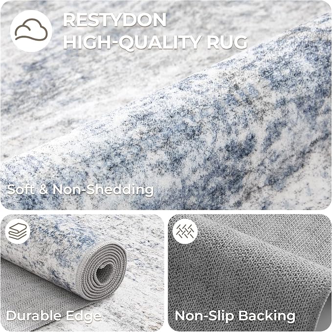 3x10 Runner Rug Non Slip Washable - Image 7
