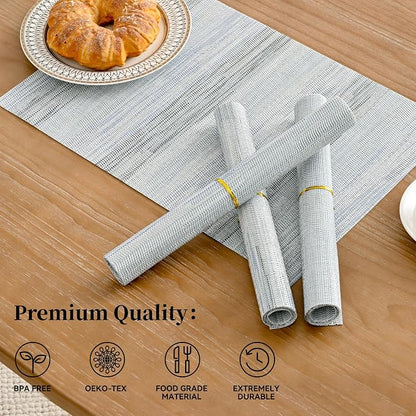 Leetaltree LightSteel Blue Placemats Set of 12 - Image 2