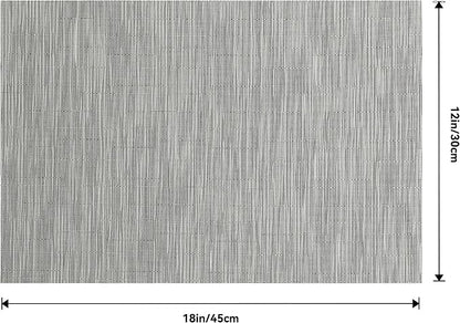 Leetaltree Silver Placemats Set of 8 - Image 9
