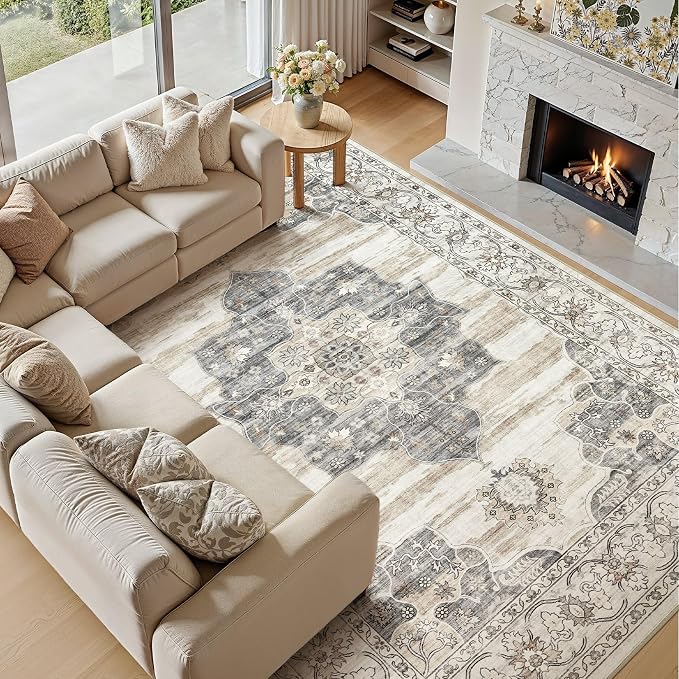 9x12 Washable Area Rug - Image 6