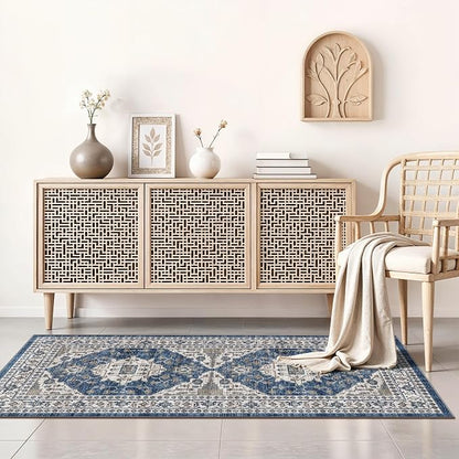 2x4 Non-Slip Entryway Area Rugs: Washable Stain Resistant Kitchen Carpet - Image 4