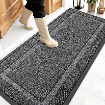 OLANLY Front Door Mat Indoor Outdoor Entrance, Waterproof All-Season, by OLANLY