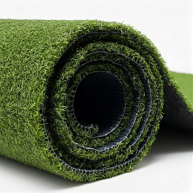 Ottomanson Artificial Grass Runner Rug Pro 31" x 8', Indoor Outdoor Fake Grass by Ottomanson