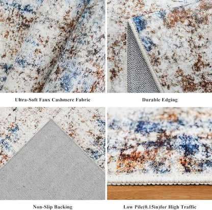 12x14 Area Rug for Living Room – Washable Non-Slip Soft Extra Large Carpet for - Image 4
