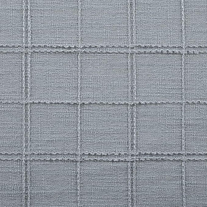 Linen Checked Farmhouse Table Runner, 13x90 Inches Chambray | Raised Grid Design - Image 6