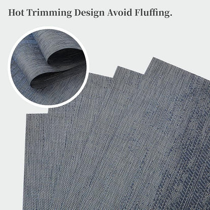 Leetaltree Denim Blue Placemats Set of 4 - Image 3