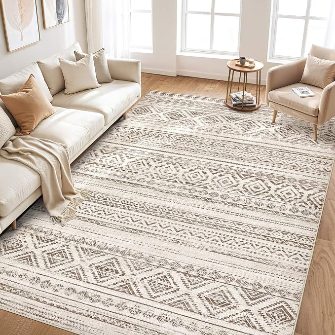 cotiled 5x8 Area Rugs Living Room Rug: Washable Boho Rugs - Image 6