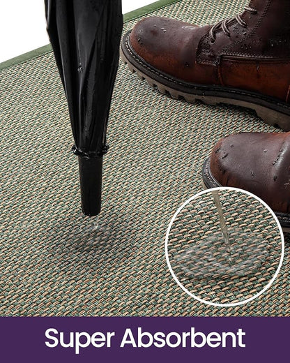 DEXI Ultra Thin Entryway Door Mat 36x56, Non Slip Rubber Backing Inside Entry - Image 6