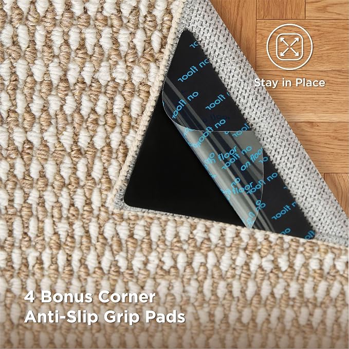 Bedsure 5x7 Faux Wool Area Rugs - Image 3