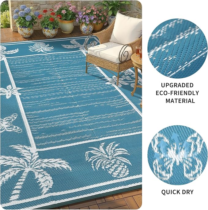 Garvee Outdoor Rug 5x8 Waterproof - Image 6