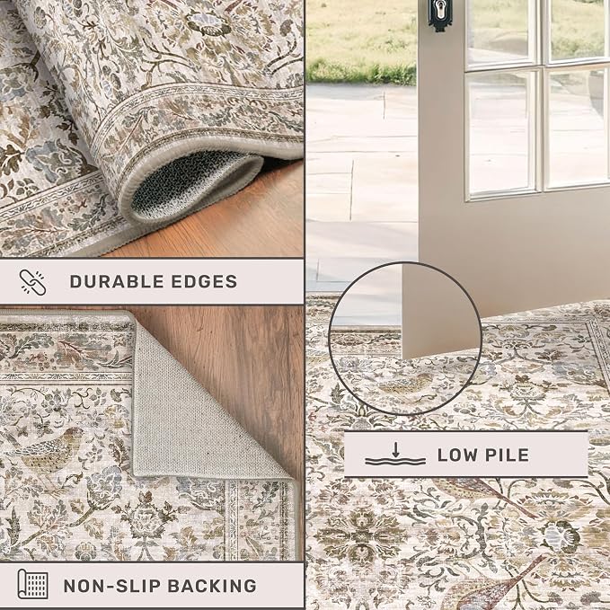 Hazo Haus Boho 2x7 Long Bathroom Runner Rug - Image 5