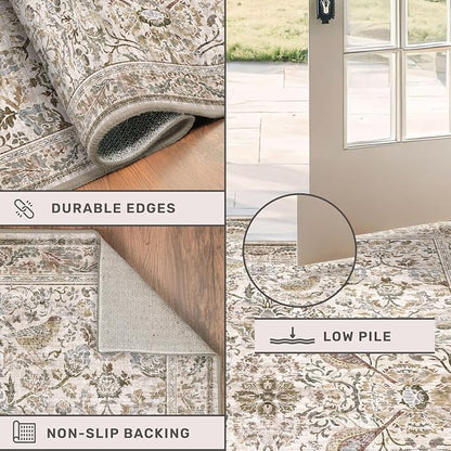 Hazo Haus Boho 2x7 Long Bathroom Runner Rug - Image 5