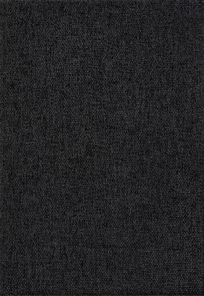 CAMILSON Easy Jute Rug 5x7, Indoor Outdoor Dark Gray Black Farmhouse Area Rugs - Image 3