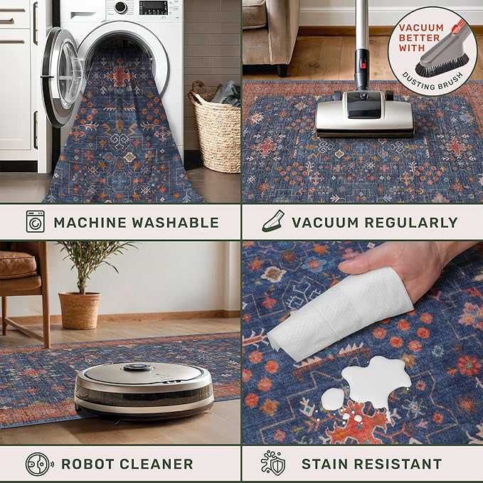 Hazo Haus Washable 2x3 Entry Rug Front Door Indoor, Farmhouse Small Area Rugs - Image 5