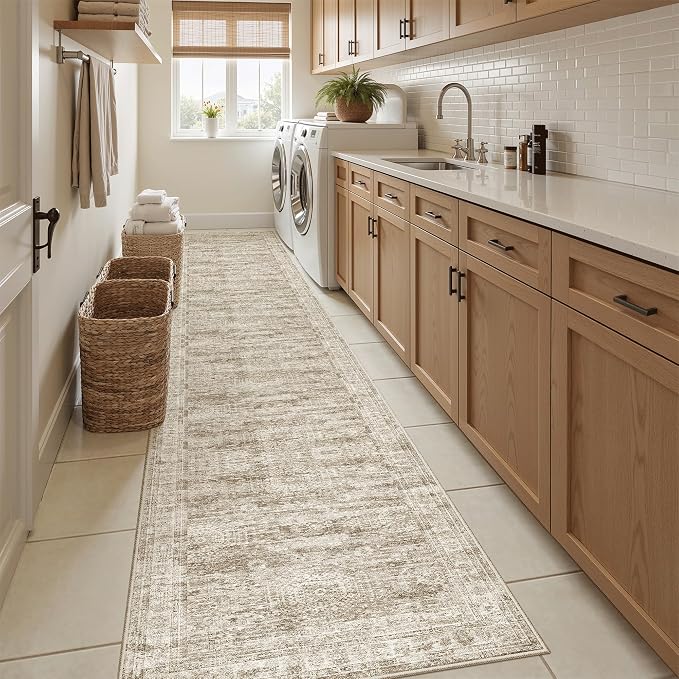 Soalmost Runner Rug 2x12 Washable Non-Slip Hallway Runner Rugs - Image 4