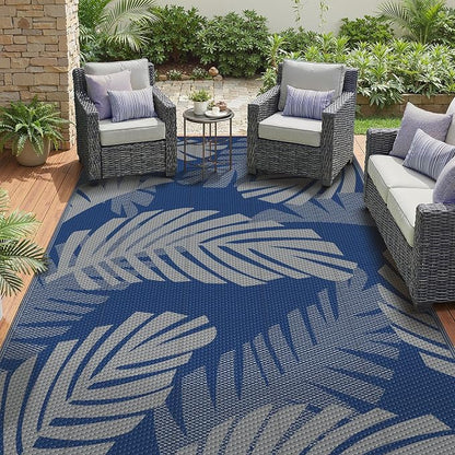 GENIMO Waterproof Outdoor Rug 8' x 10' by GENIMO
