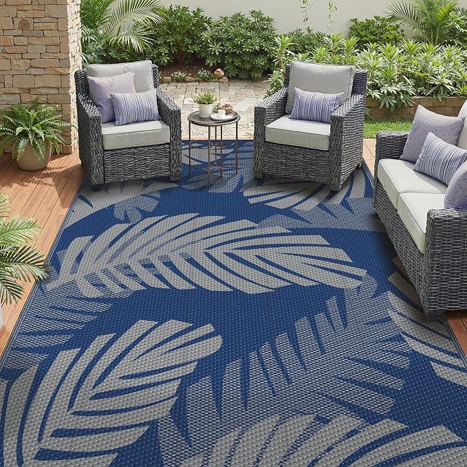 GENIMO Waterproof Outdoor Rug 6' x 9' by GENIMO