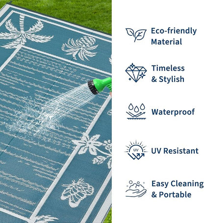 Garvee Outdoor Rug 5x8 Waterproof - Image 2