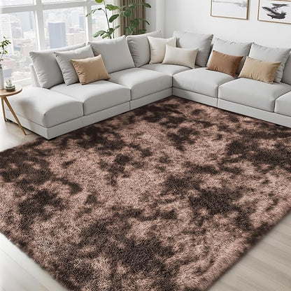 8x10 Area Rugs for Living Room Bedroom:Soft Fluffy Shag Upgrade Non-Slip High - Image 7