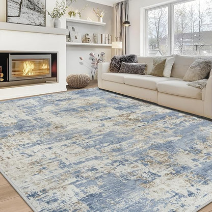 9x12 Area Rugs for Living Room Rug Washable: Modern Large Rug for Dining Room by Aelenmu