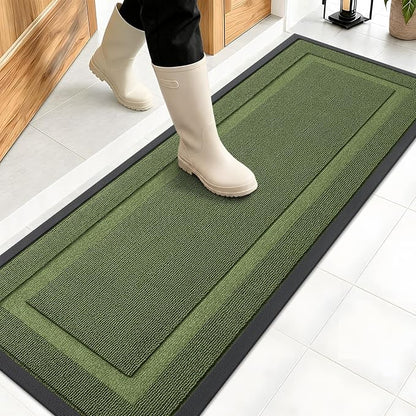 OLANLY Front Door Mat Indoor Outdoor Entrance, Waterproof All-Season, by OLANLY