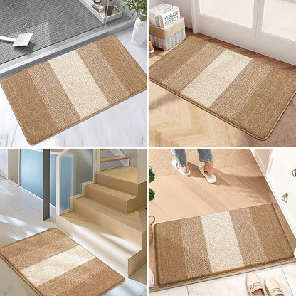 Kitinjoy Indoor Outdoor Door Mat, 47x24 Non-Slip Absorbent Dirt Trapper - Image 6