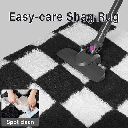 PureCozy Checkered Rug 7x10 for Living Room - Image 7