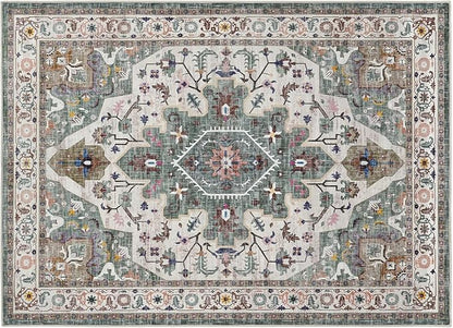 HOOBRO 5 x 7 Area Rugs Washable, Living Room Rugs, Non-Slip Rug Stain Resistant by HOOBRO