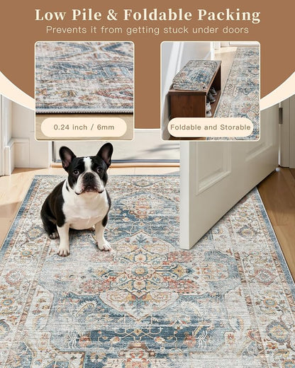 Madane Washable Runner Rug - Image 6