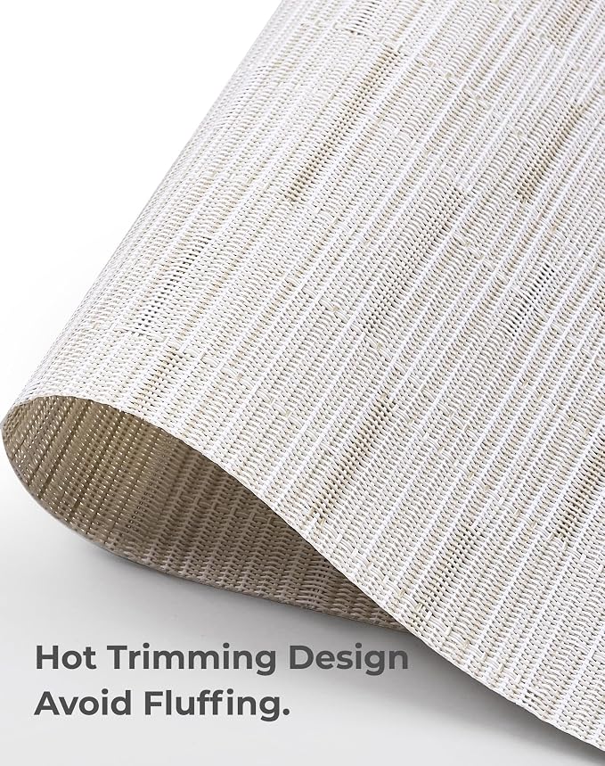 Leetaltree Pale Beige Placemats Set of 6 - Image 7