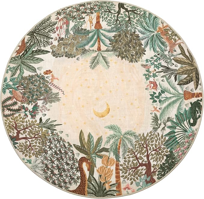 GarveeHome Round Area Rugs 5ft for Bedroom - Image 8