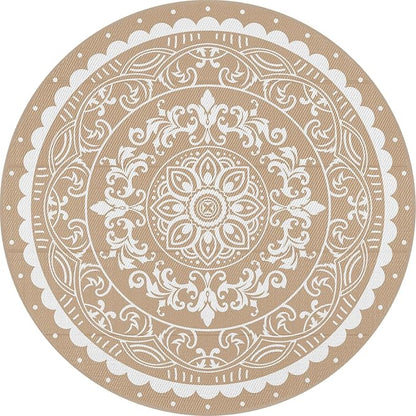 Pauwer Waterproof Outdoor Rug 6ft, Reversible Plastic Straw Patio Camping Rug - Image 9