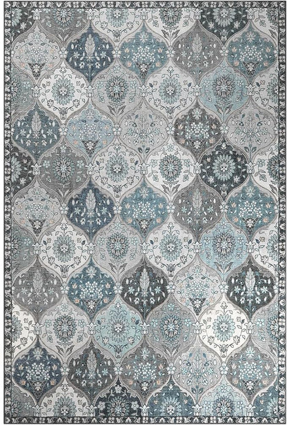 Lahome Moroccan Washable Area Rug 6x9, Ultra-Thin Large Living Room Rugs - Image 8