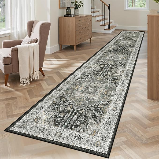 Madane Runner Rugs 2x12 Extra Long, Washable Non-Slip Hallway Runner Rug - Image 5