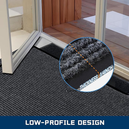 8'x4' Front Door Mat, Extra Large Indoor Outdoor Doormat, Heavy Duty Commercial - Image 6