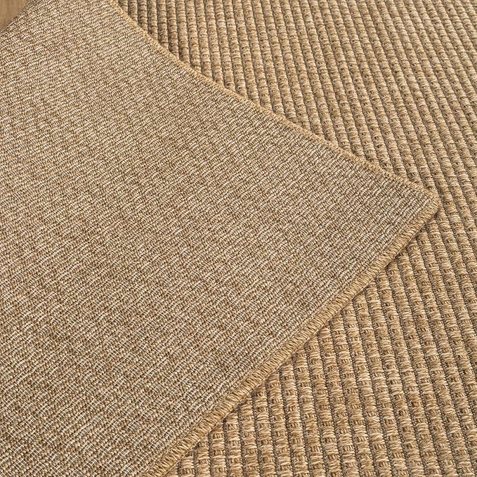CAMILSON Easy Jute Rug 8x10, Indoor Outdoor Natural Color Farmhouse Area Rugs - Image 7