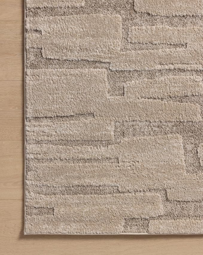 Loloi Amber Lewis Monty Collection MOT-04 Taupe/Beige 9'-2" x 13', .50" Pile - Image 6