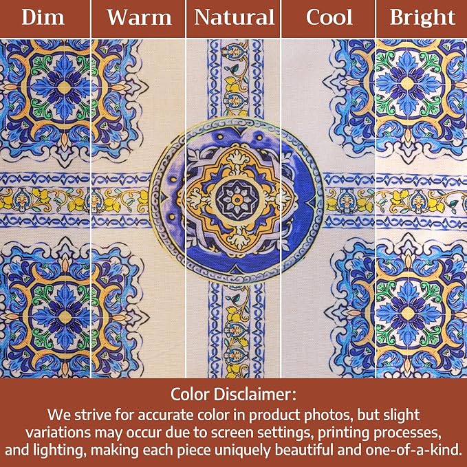 Maison d' Hermine Placemats Set of 4 Reusable 100% Combed Cotton | Cloth Place - Image 9