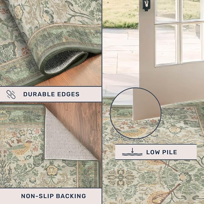 Hazo Haus 2'6"x8' Long Hallway Runner Rug - Image 4