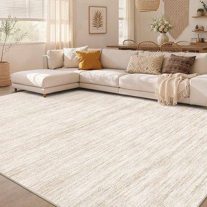 Nakagishi 10X12 Area Rugs Living Room: Washable Large Vintage Rug Neutral by NakagishiAreaRug