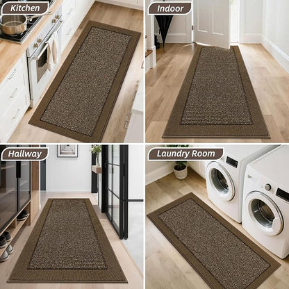 BEQHAUSE Indoor Door Mat 24" x 60", Dirt Trapper Door Mats Non-Slip Entryway - Image 8