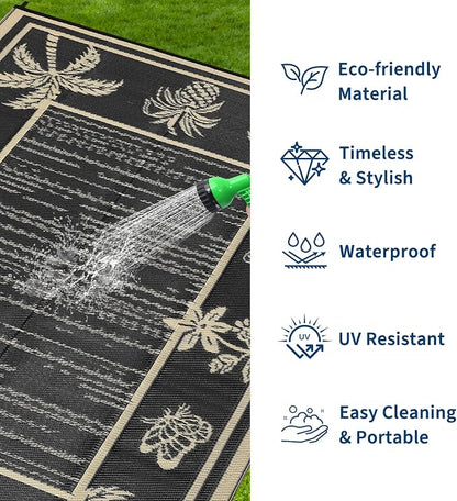 Garvee Outdoor Rug 5x8 Waterproof - Image 3