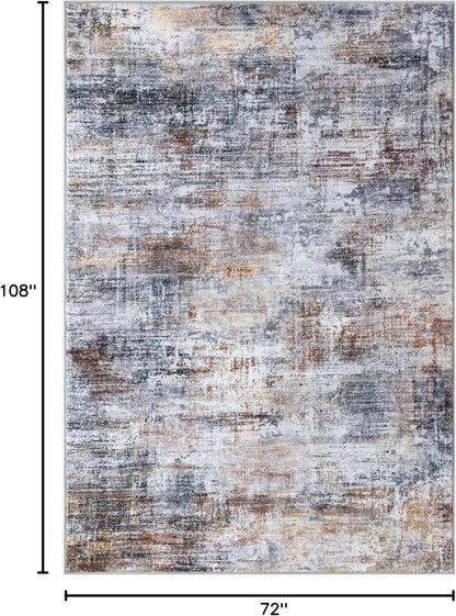 IOHOUZE Abstract Area Rugs 6x9 Ft Washable Rugs - Image 2