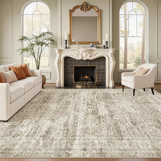 Soalmost 6x9 Area Rug for Living Room Washable 6x9 Rug Non-Slip Modern Rugs for by Soalmost