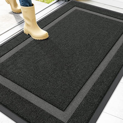OLANLY Front Door Mat Indoor Outdoor Entrance, Waterproof All-Season, by OLANLY