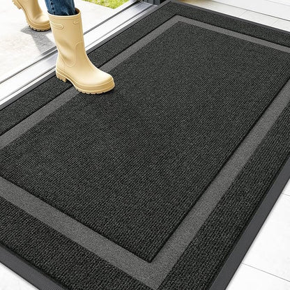 OLANLY Front Door Mat Indoor Outdoor Entrance, Waterproof All-Season, by OLANLY